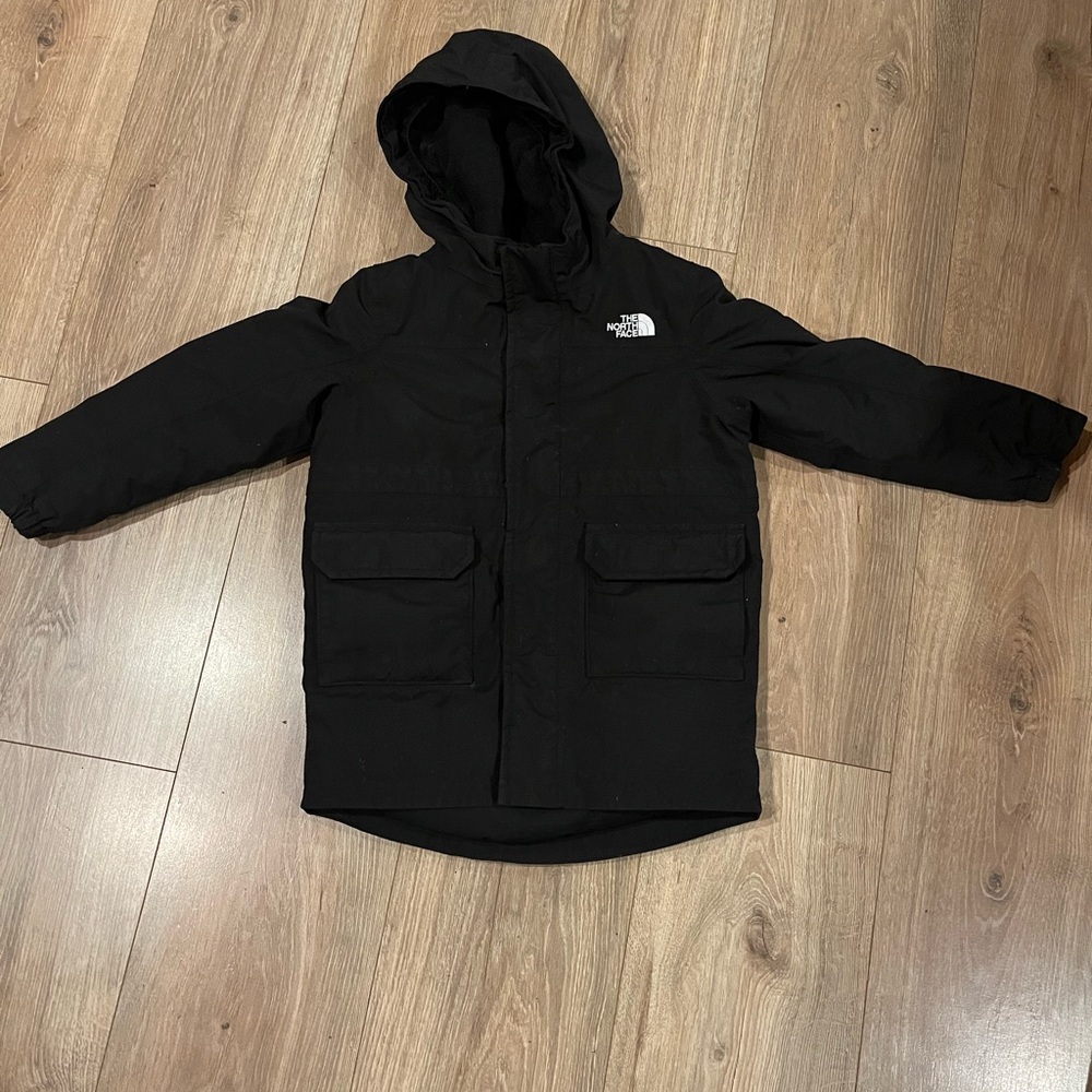 The North Face Black Insulated Hooded Jacket